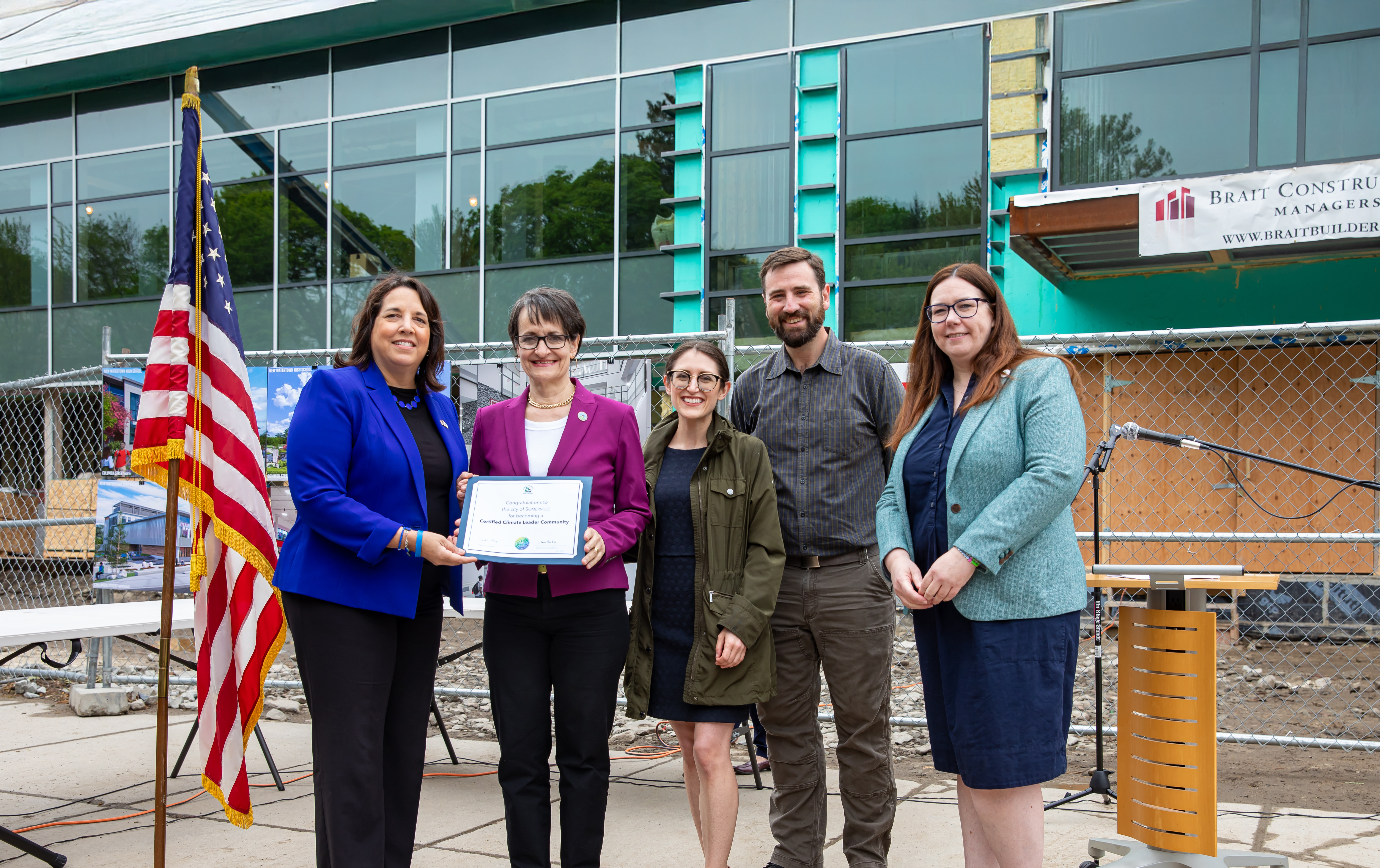 Somerville earns top honors as a certified climate leader community